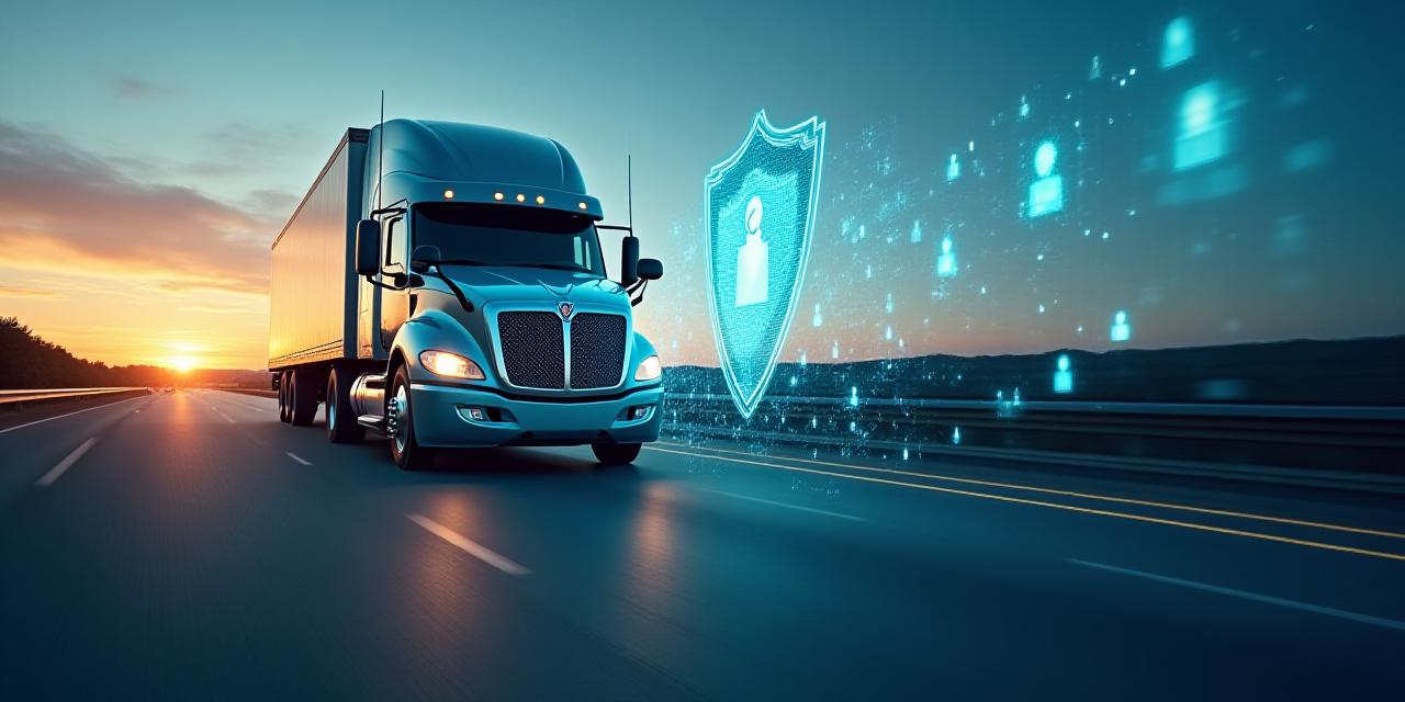 Reliable data security and transportation logistics integrity visual